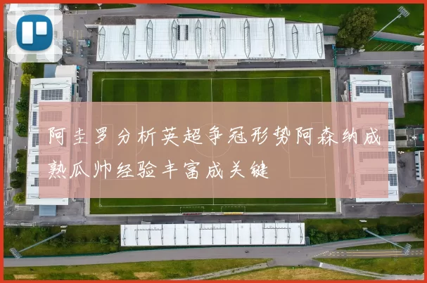 阿圭罗分析英超争冠形势阿森纳成熟瓜帅经验丰富成关键